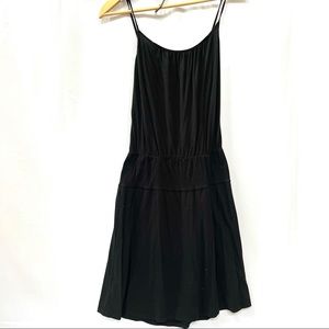 James Perse Black Cotton Dress (size 2 / Med)